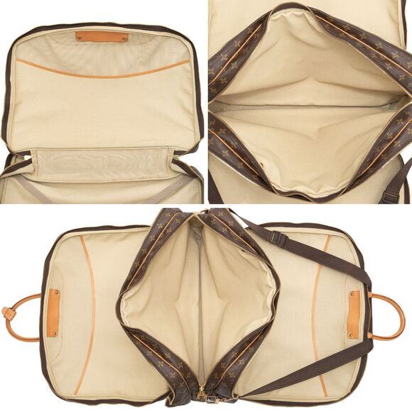 Louis Vuitton Monogram Alize 3 Poches Soft Sided Suitcase Luggage Lock And Keys - Picture 16 of 16